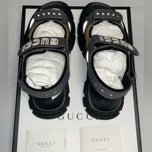Gucci Aguru Fashion Runway Sandals Size 9.5 Gucci Releases Leather Aguru Sandals in Pink | Hypebae main image 3